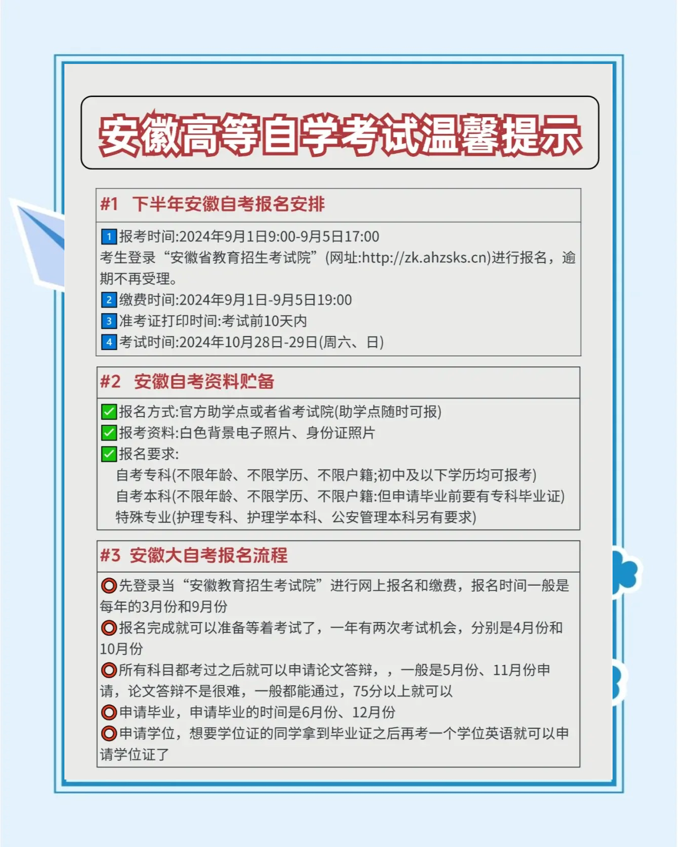 安徽自考网毕业办理